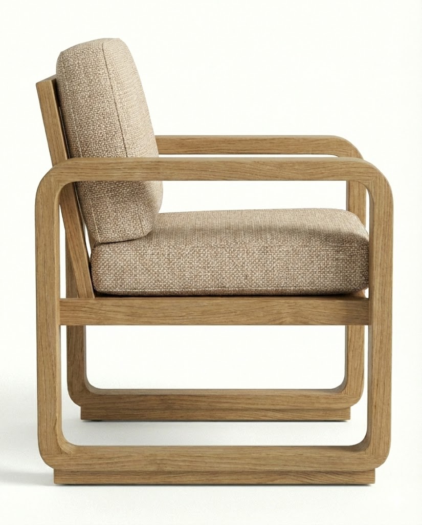 Vesper Dining Chair Side - Arbor Pebble